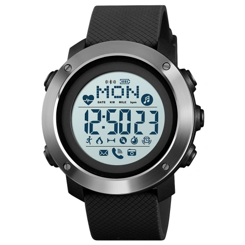 Skmei 1511 Black Smart Watch + Compass