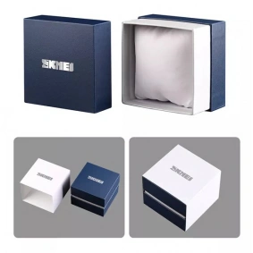 Коробочка Skmei Square Blue-White Box