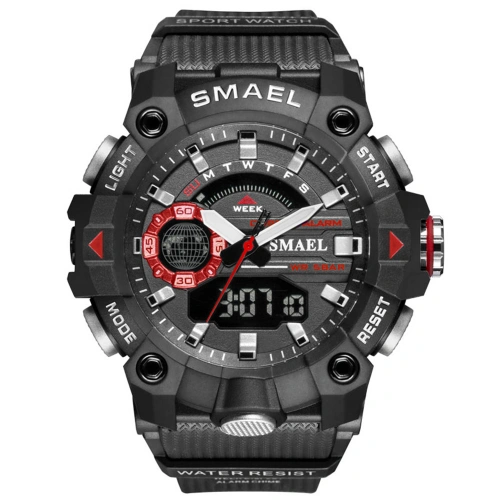 Годинник Smael 8040 Black-Red