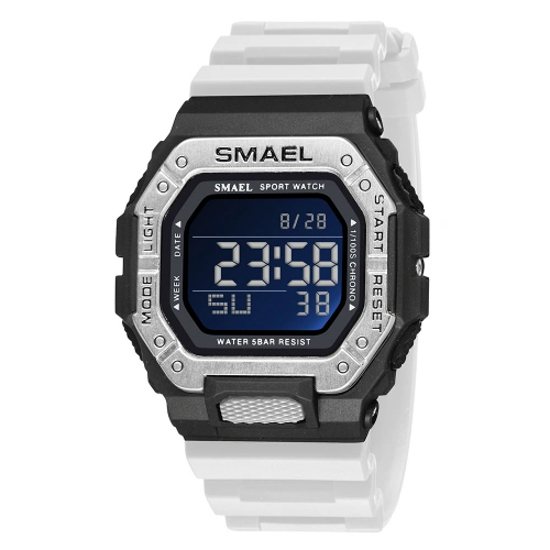 Годинник Smael 8059 Black-White