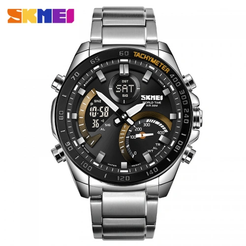 Skmei 1889GDBK Silver-Gold-Black