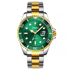 Skmei 1779TGDGN Silver-Gold-Green