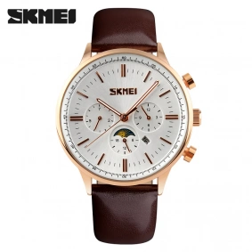 Skmei 9117RGWT Cuprum-White-Brown