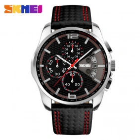 Skmei 9106RD Silver-Black-Red