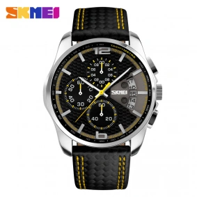 Skmei 9106YL Silver-Black-Yellow