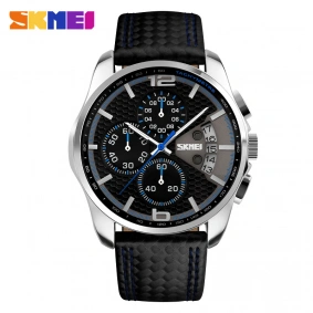 Skmei 9106BU Silver-Black-Blue