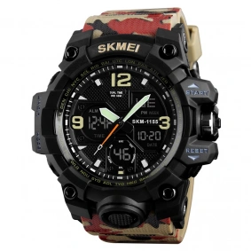 Skmei 1155BCMRD Black-Camo Red