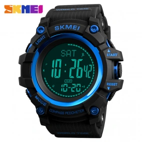 Skmei 1356BU Black-Blue Compass