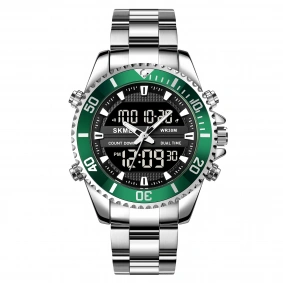 Skmei 1850 Silver-Green