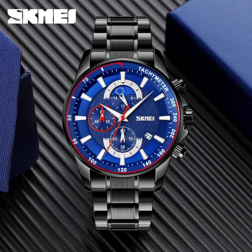 Годинник Skmei 9250 Black-Blue-1