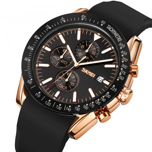 Часы Skmei 9253 Rose Gold-Black Sil-0