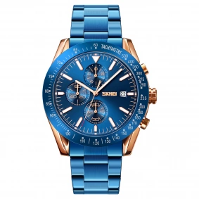 Skmei 9253 Rose Gold-Blue