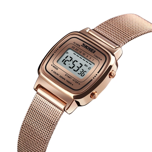 Часы Skmei 1901 Rose Gold Mesh-0