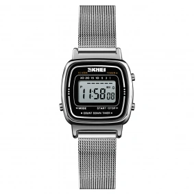 Skmei 1901 Silver Mesh