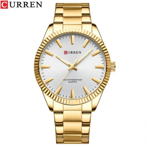 Curren 8425 Gold-White