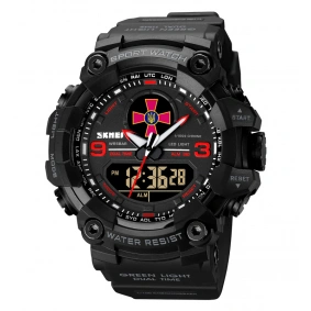 Skmei 1818BKRDUA Black-Red Tactic UA