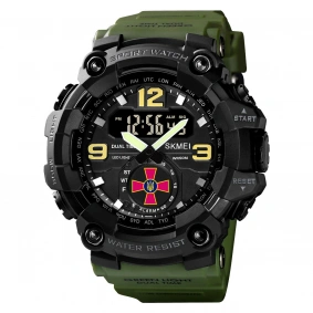 Skmei 1965AGUA Army Green Tactic UA