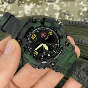 Skmei 1742CMGNUA Camo Green Tactic UA