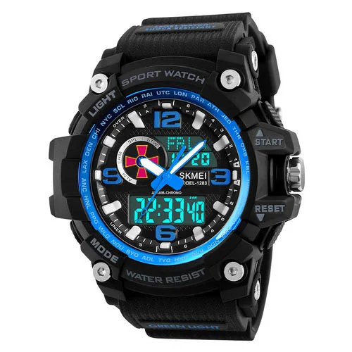 Skmei 1283 Tactic UA Black-Blue