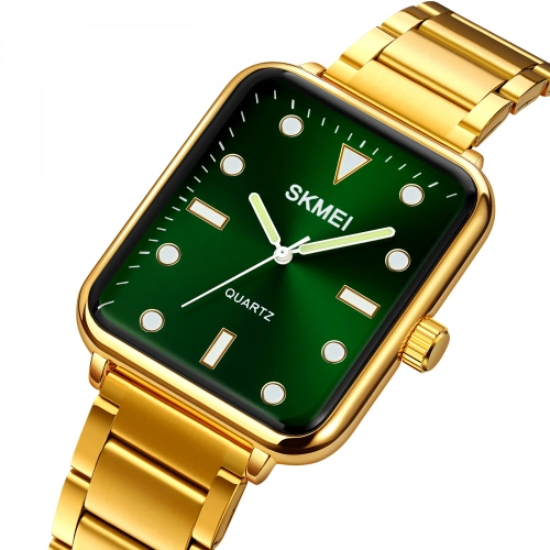 Годинник Skmei 1955 Gold-Green Sun Pattern-0