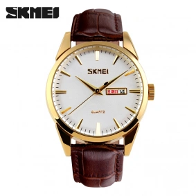 Skmei 9073GDWT-B Gold-White men