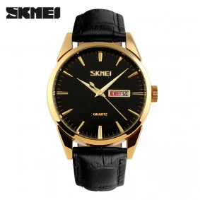 Skmei 9073GDBK-B Gold-Black men