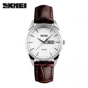 Skmei 9073SIWT-S Silver-White lady