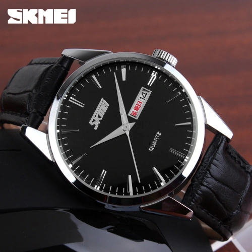 Годинник Skmei 9073 Silver-Black lady-1