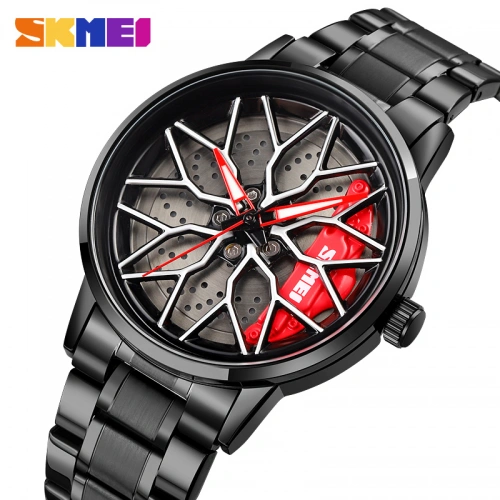 Часы Skmei 1990 Black Red-Silver D-0