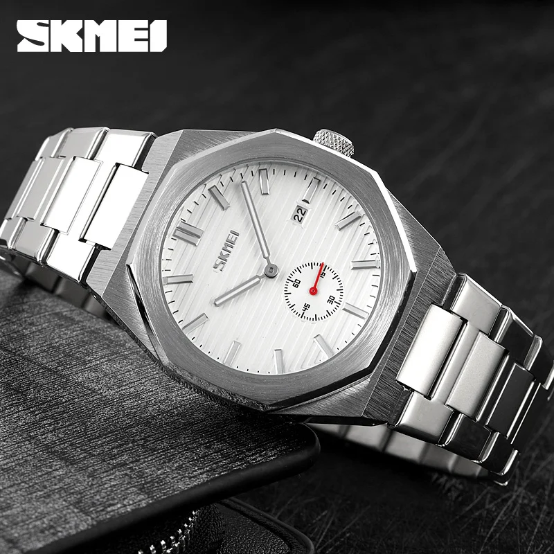 large Годинник Skmei 9262 Silver-Silver 1