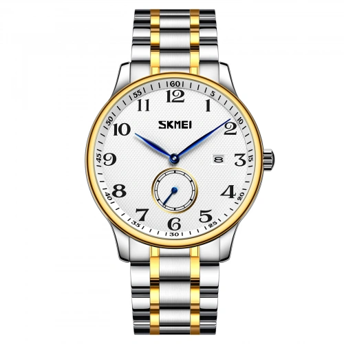 Skmei 9297 Gold-Silver Numbers
