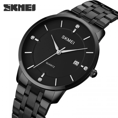 Skmei 1801 Black Mesh Band Lady Big Size-0