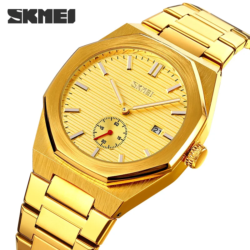 large Skmei 9262 Gold-Gold 0