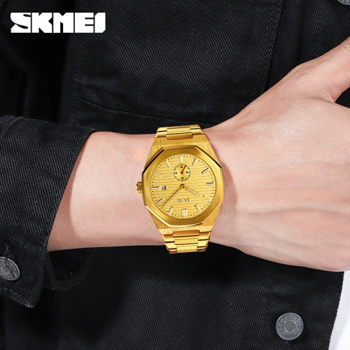 Skmei 9262 Gold-Gold-1