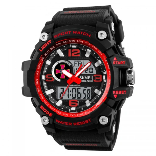 Часы Skmei 1283 Tactic UA Black-Red