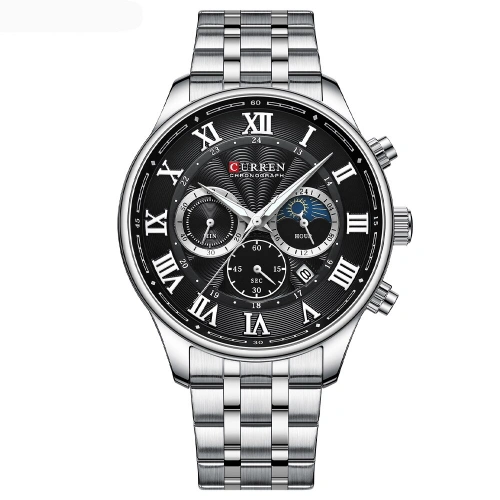 Часы Curren 8427 Silver-Black