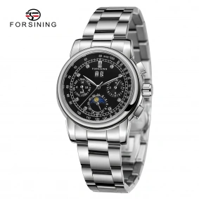 Forsining 6918 Silver-Black