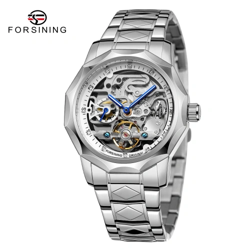 Годинник Forsining 8240 Silver-Silver Steel
