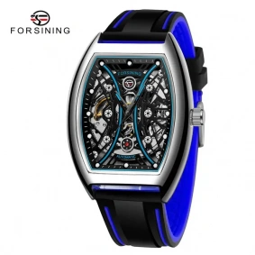 Forsining 8252 Silver-Black-Blue