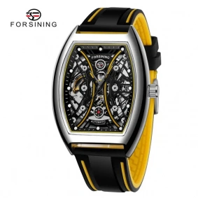 Forsining 8252 Silver-Black-Yellow