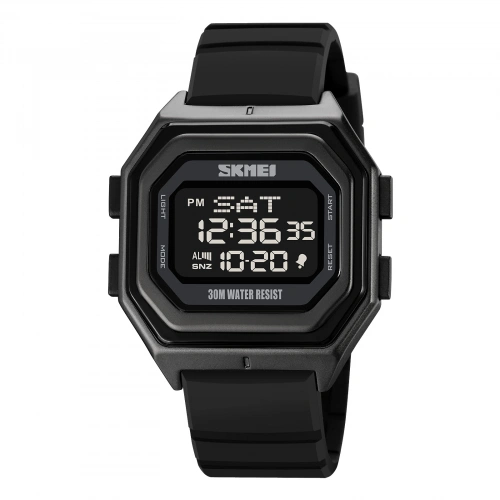 Skmei 1875PBK All Black Silicone