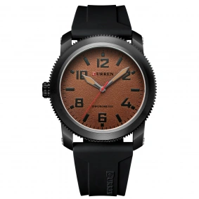 Curren 8454 Black-Brown