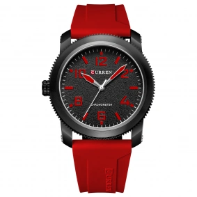 Curren 8454 Black-Red